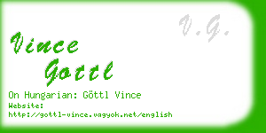 vince gottl business card